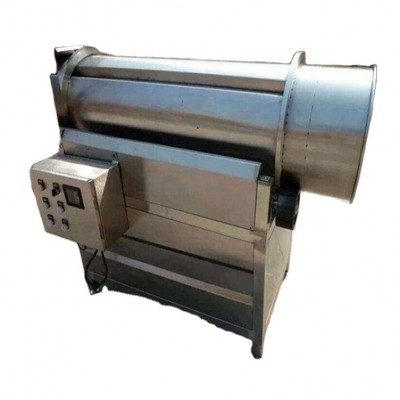 New type continuous seasoning machine for potato chips snack seasoning machine